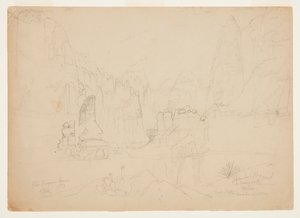 Canyon of the Rio Virgin, Sør-Utah av Thomas Moran