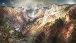 Grand Canyon of the Yellowstone, 1893-1901.