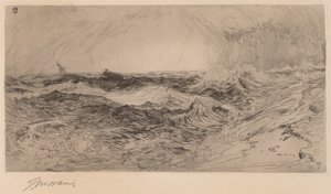 Det rungende havet av Thomas Moran