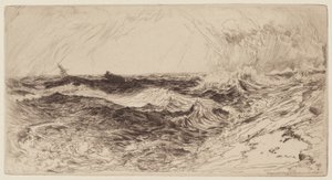 Det rungende hav av Thomas Moran