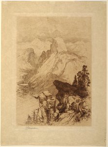 The South Dome, Yosemite Valley av Thomas Moran