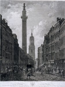 Fish Street Hill, London, 1795 av Thomas Morris