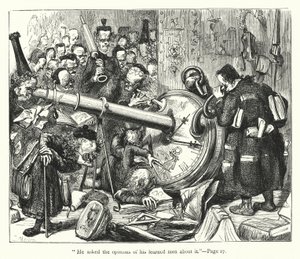 Illustrasjon for Gulliver's Travels av Jonathan Swift (gravering) av Thomas Morten