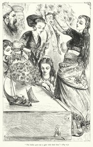 Illustrasjon for Gullivers reiser av Jonathan Swift (gravering) av Thomas Morten