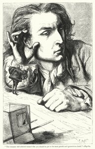Illustrasjon for Gullivers reiser av Jonathan Swift (gravering) av Thomas Morten