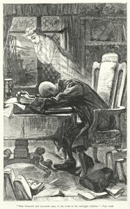 Illustrasjon for livet til Jonathan Swift (gravering) av Thomas Morten
