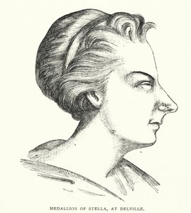 Illustrasjon for livet til Jonathan Swift (gravering) av Thomas Morten
