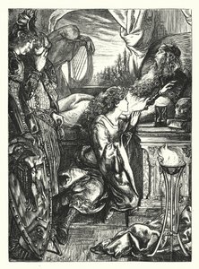 The Dying Viking (gravering)