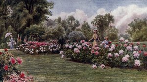 Kew Gardens: The Peonies (litho-farge)