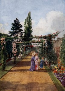 Kew Gardens: The Rosery (farge litho)