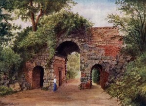 Kew Gardens: The Ruined Arch (farge litho)