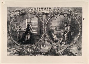 Julaften utgitt Harpers Weekly, 3. januar 1863, 1863. av Thomas Nast