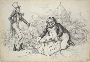Engelsk syndikat (britisk gull) av Thomas Nast