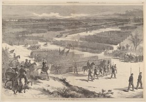 Grand Review of the Army of the Potomac - Tegnet av Mr. Thomas Nast fra Harpe..., 10. oktober 1863. av Thomas Nast