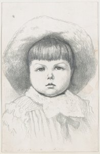 Portrett av et barn Cyril Nast, etter 1879., etter 1879. av Thomas Nast