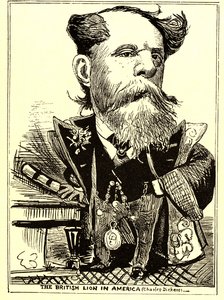 Den britiske løven i Amerika, 1867-68 av Thomas Nast