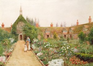 En landhage i Bray, Berkshire av Thomas Nicholson Tyndale