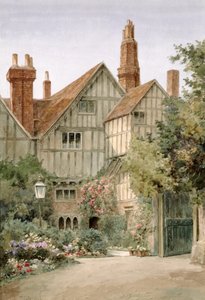 En gammel herregård og hage av Thomas Nicholson Tyndale