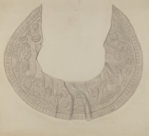 Brodert blondekrage av Thomas O