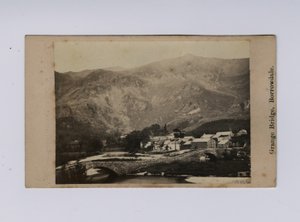 Grange Bridge, Borrowdale (s/hv-bilde) av Thomas Ogle