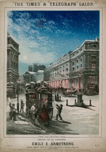 Musikalsk partitur for The Times og Telegraph Galop
