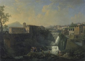 A View of Tivoli, ca. 1750-55 (olje på lerret) av Thomas Patch