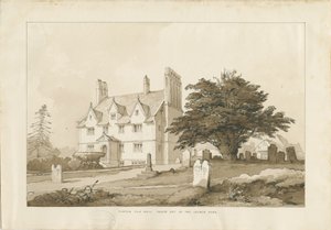 Forton Hall: vasketegning, nd [?1838] (tegning) av Thomas Peploe Wood