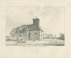 Harlaston Chapel: pennetegning av Thomas Peploe Wood