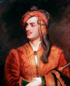 Byron av Rochdale i albansk kjole, 1813