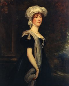 Portrett av Frances, kona til Hugh, 2nd Duke of Northumberland (olje på lerret) av Thomas Phillips