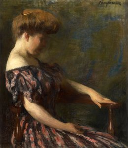 En blomstret kjole, 1906.