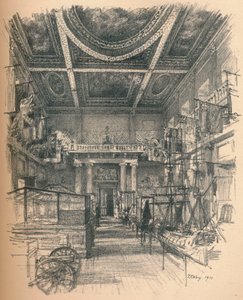 Interiøret i banketthallen, Whitehall Palace, 1902