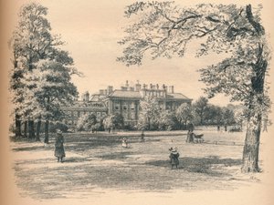 Sørfronten av Kensington Palace, 1902 av Thomas Robert Way
