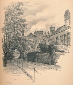 The Courtyard and Gateway of Richmond Palace, 1902