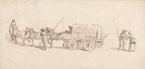 Figurer med vogn og hester av Thomas Ross