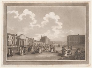 The Steine An Excursion to Brighthelmstone, 1. juni 1790., 1. juni 1790. Skapere: Thomas Rowlandson, Samuel Alken.