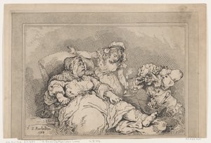 A Bawd on her Last Legs, 1792., 1792. av Thomas Rowlandson
