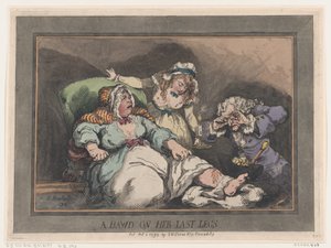 A Bawd on her Last Legs, 1. oktober 1792., 1. oktober 1792. av Thomas Rowlandson