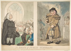 A Brace of Public Guardians, 10. juli 1800. av Thomas Rowlandson
