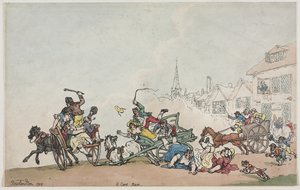 Et vognløp av Thomas Rowlandson