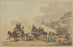Et vognløp av Thomas Rowlandson