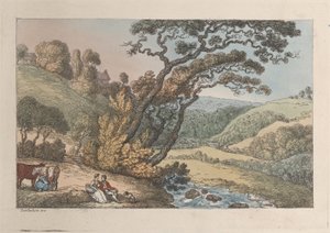 En Cornish View, fra Views in Cornwall, 1810., 1810. av Thomas Rowlandson