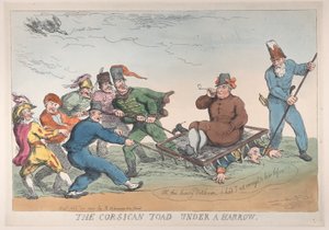 En korsikansk padde under en harv, 27. november 1813., 27. november 1813. av Thomas Rowlandson