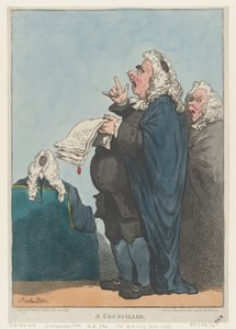 En rådmann [sic], 1. januar 1801., 1. januar 1801. av Thomas Rowlandson