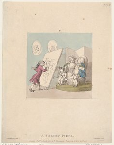 Et familiestykke, 1. mars 1803., 1. mars 1803. av Thomas Rowlandson
