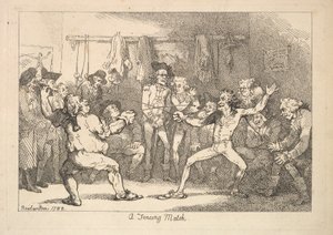 En fektekamp, 1788. av Thomas Rowlandson