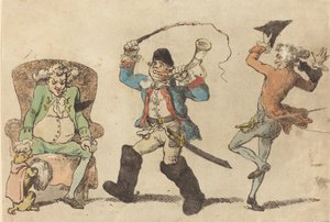 En franskmann i november 1788. av Thomas Rowlandson