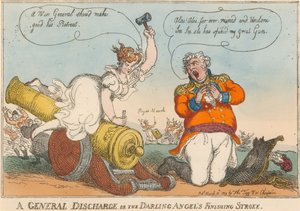 ?En generell utflod eller den kjære engelens avslutningsslag? av Thomas Rowlandson