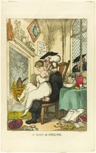 En mann med følelse av Thomas Rowlandson