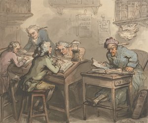 Et handelskontor av Thomas Rowlandson